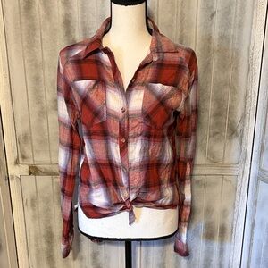Passport Red Plaid Button-Down Shirt